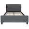Flash Furniture Platform Bed, Tribeca, Full, Dark Gray HG-30-GG - alternate 3